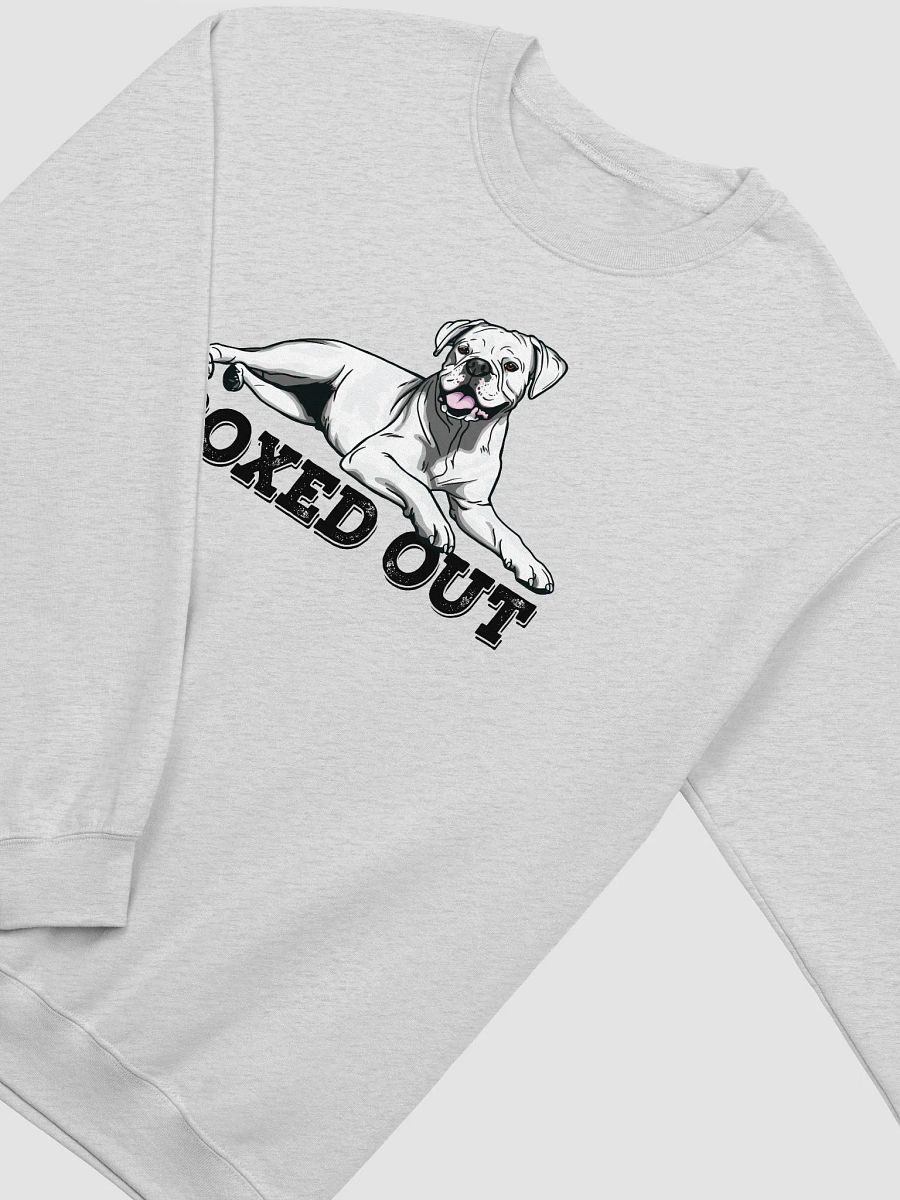 Boxed Out Sweatshirt of a Boxer Dog(White) | Funny Shirt for Boxer Paw-rents product image (26)