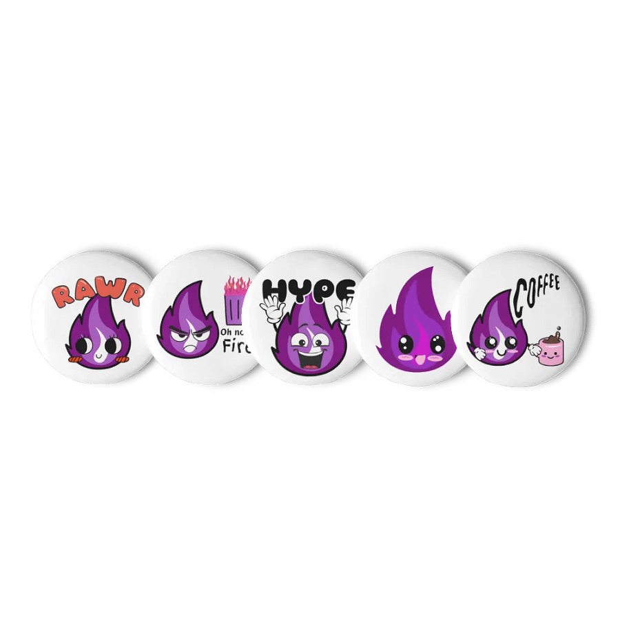 Flames' Favorite Emote Buttons! product image (11)