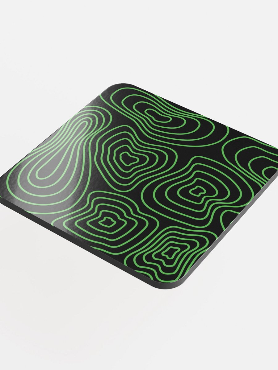 Topographic Green Coaster Set product image (4)