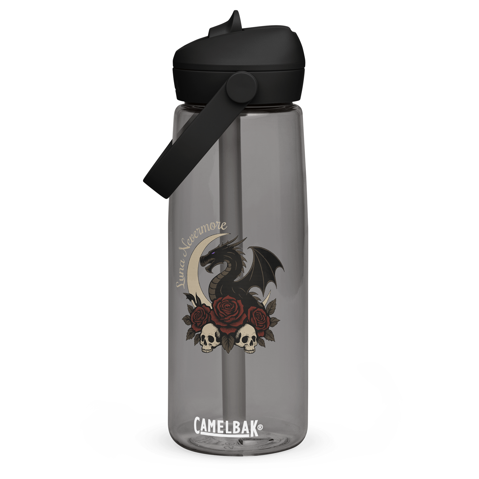 Luna's Gothic Dragon Water Bottle product image (1)