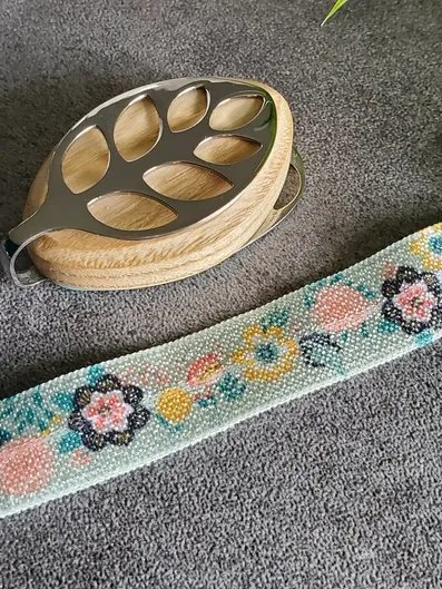 Vintage Garden Elastic Bracelet | Handmade Accessory for Bellabeat Leaf Urban & Ivy product image (3)