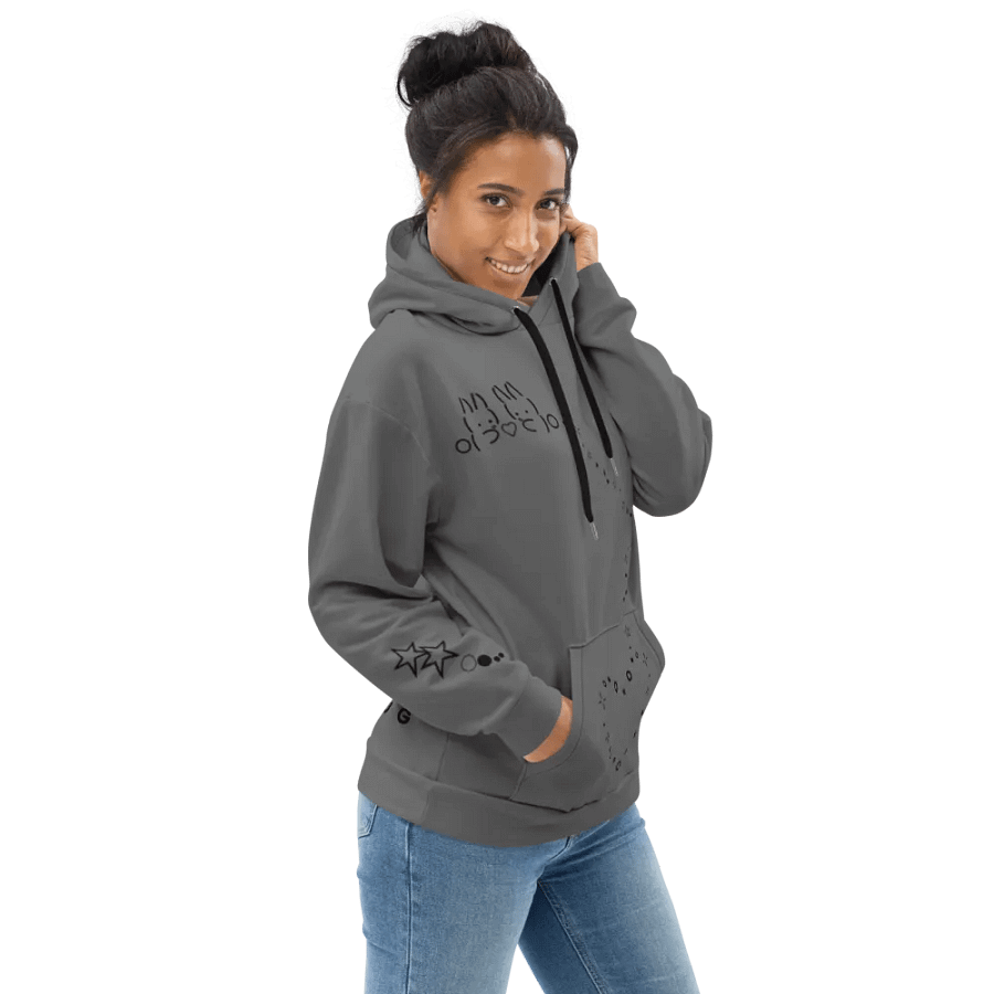 CYBER HOODIE GREY product image (4)