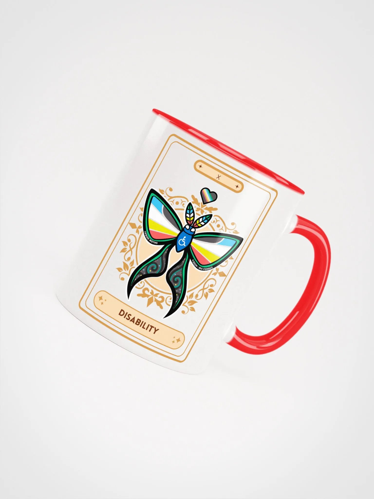 Disability Pride | Tarot Moth | Moth Mug | Disability Justice product image (4)