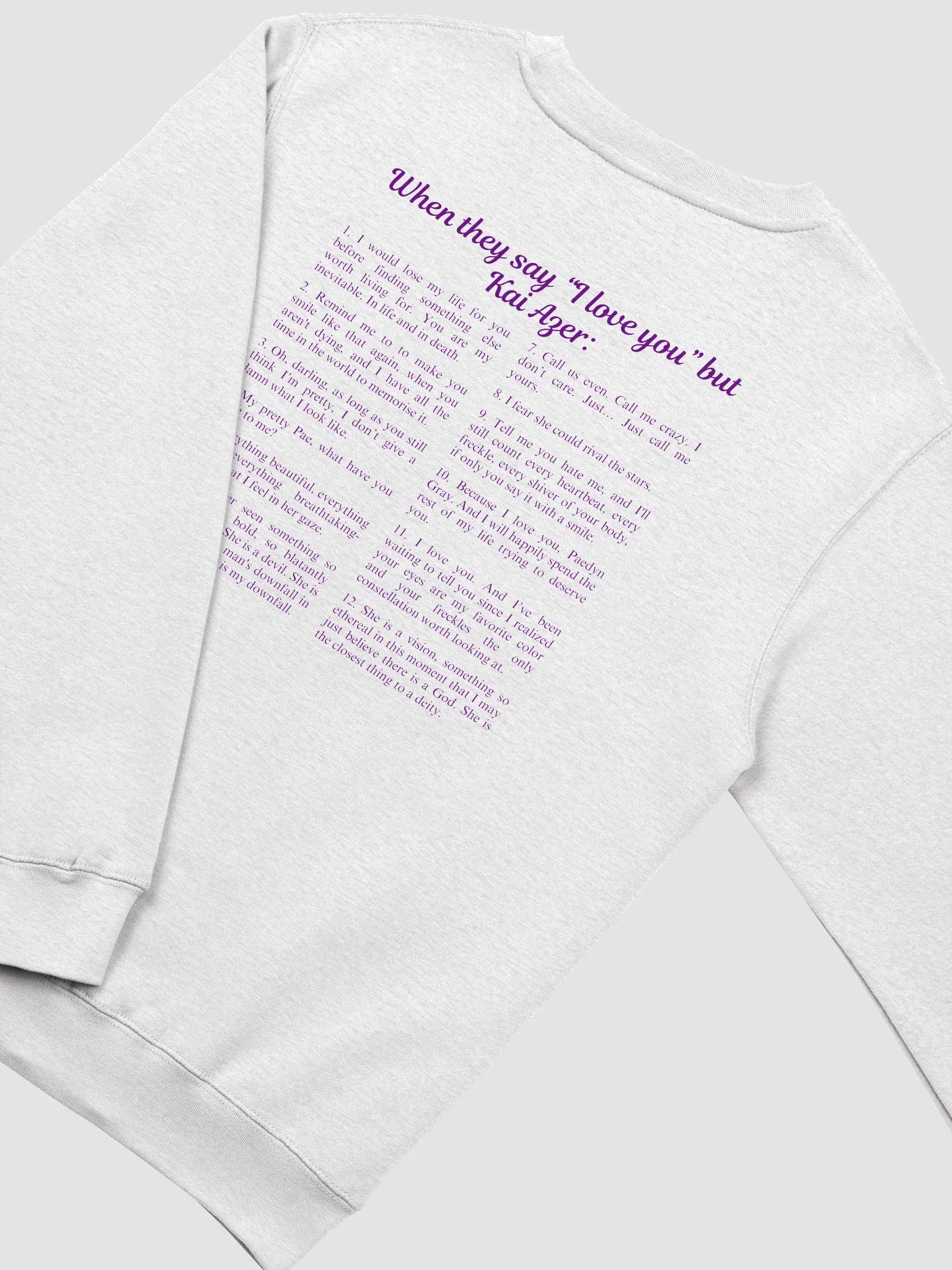 Kai Azer's Quotes Crewneck Sweatshirt product image (1)