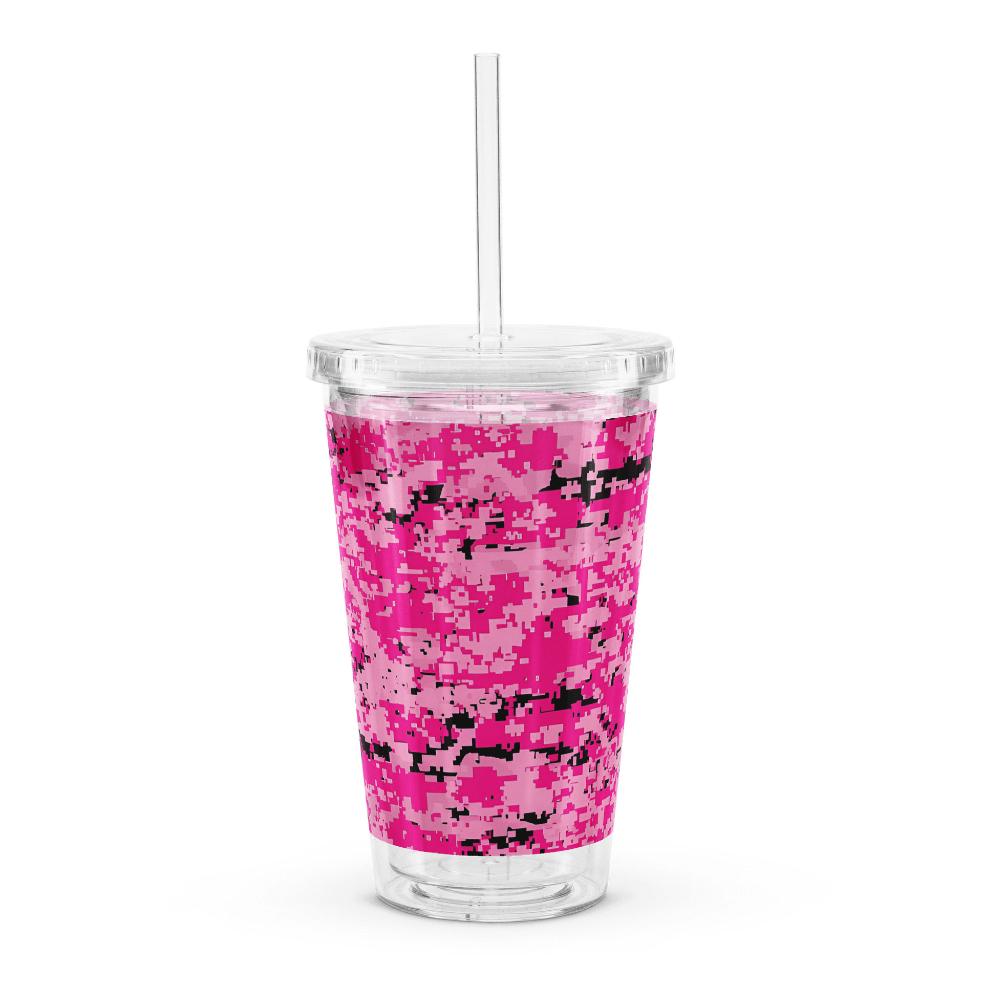 Pixelated Pink Camo Double Wall Tumbler product image (4)