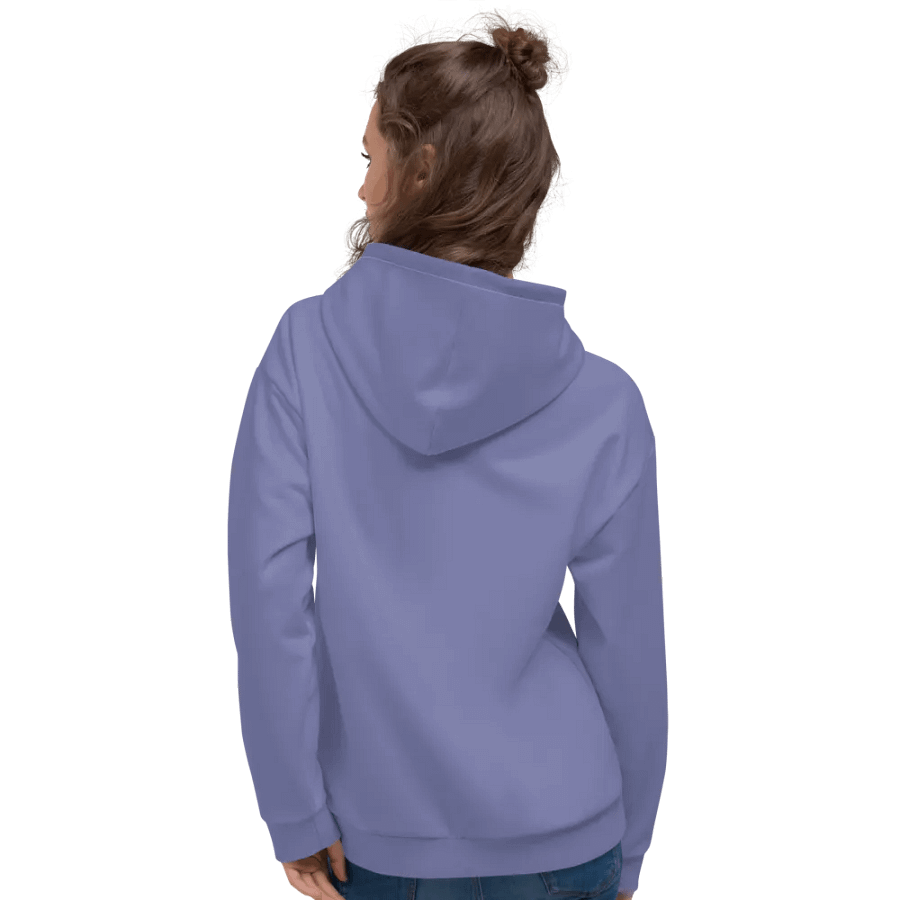 Plain Purple Soft Summer Unisex Recycled Polyester Heavyweight Premium Hoodie by Treasure Pie product image (10)