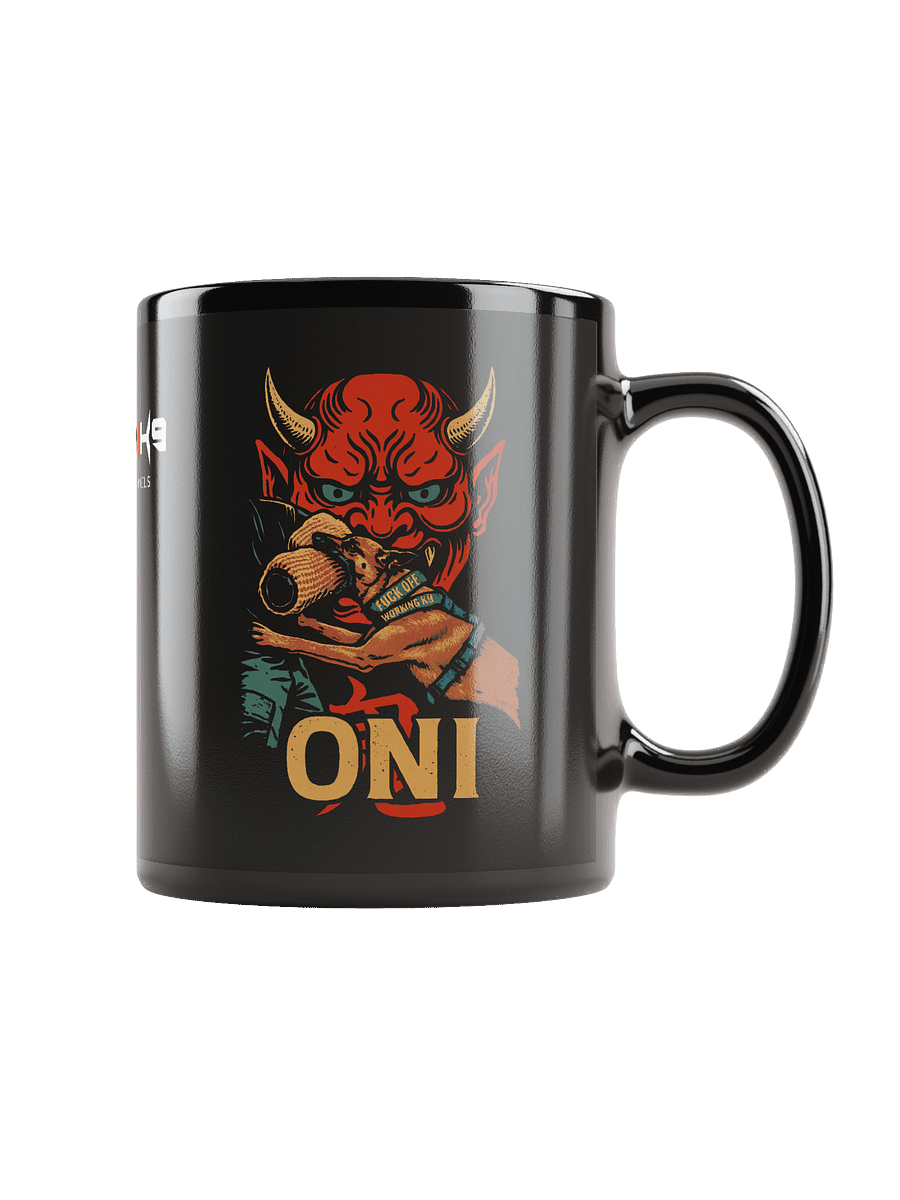 Oni Black Glossy Mug product image (1)