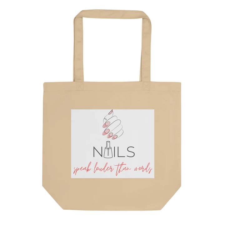 Nail Speak Louder Tote: Eco-Friendly Fashion Statement product image (1)