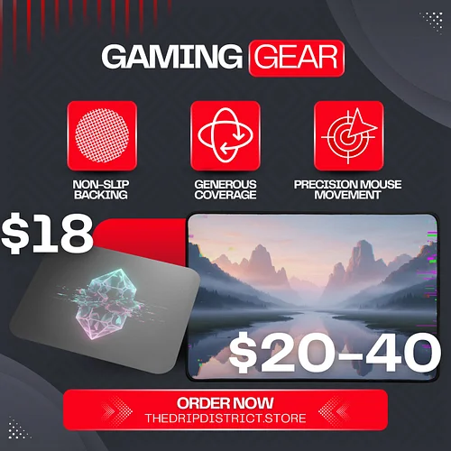 Level up your streaming setup! 🎮 Our Desk Drip collection has everything you need for pro-level comfort during those marathon...