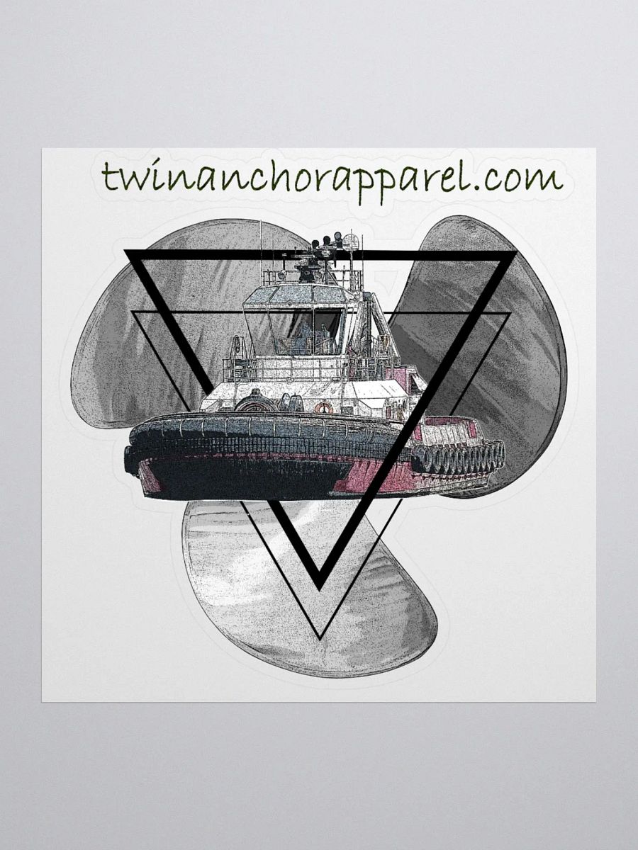 Three blade prop triangle Athena tug Kiss Cut Stickers product image (1)