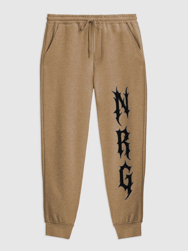 NRG Grunge Logo Midweight Fleece Joggers (Black Print) product image (3)