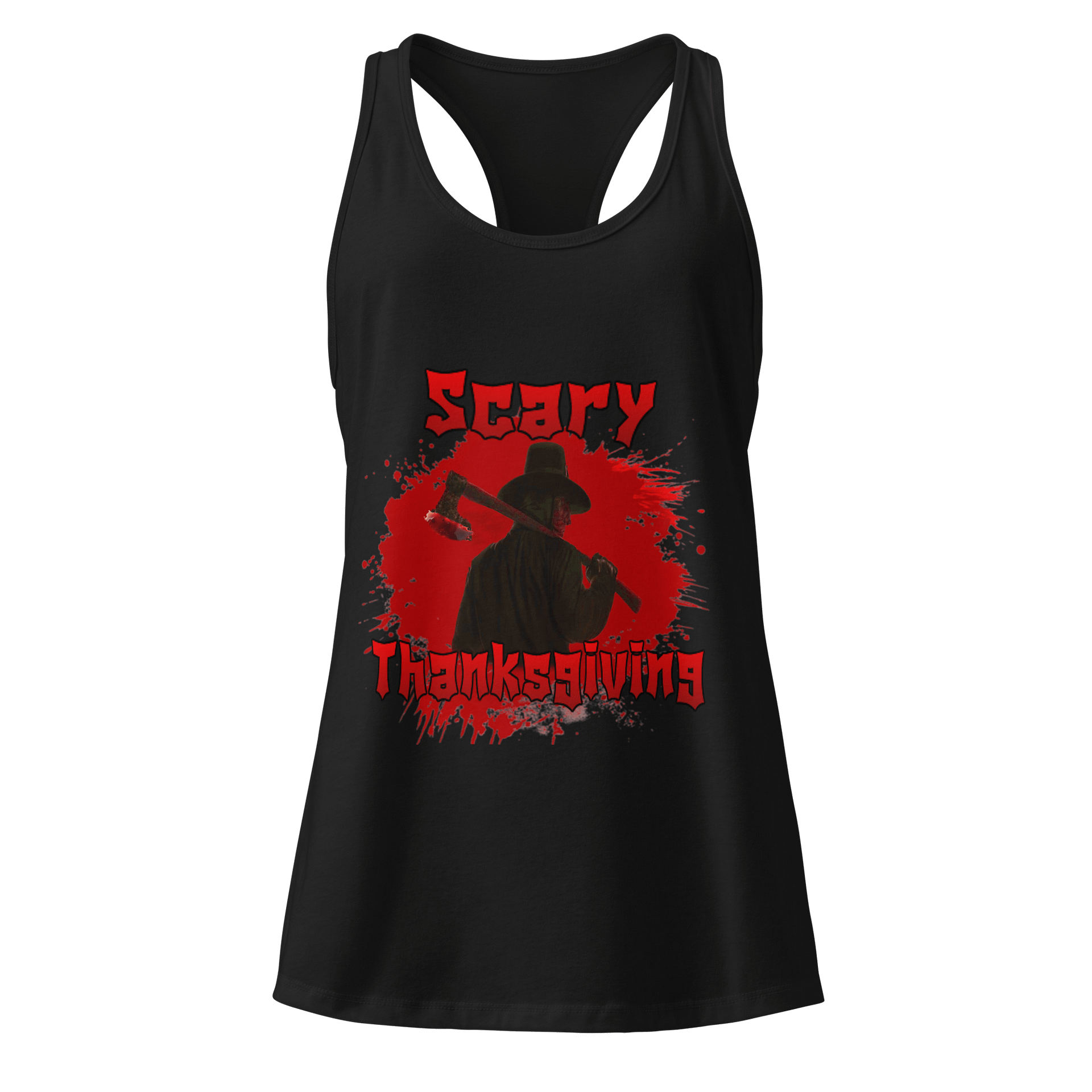 Bloodthirsty Thanksgiving Racerback Tank product image (1)