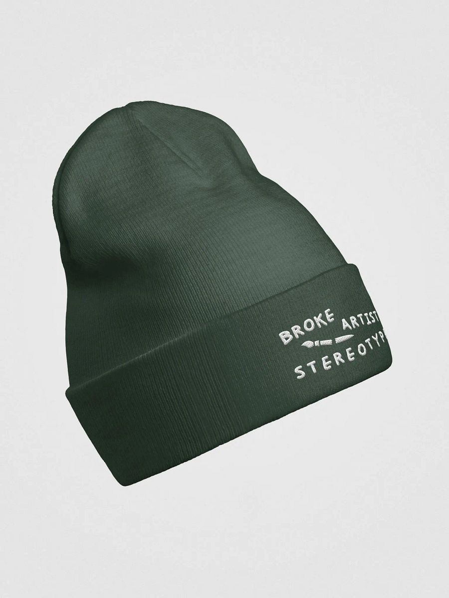 BROKE ARTIST STEREOTYPE - EMBROIDERED BEANIE product image (3)