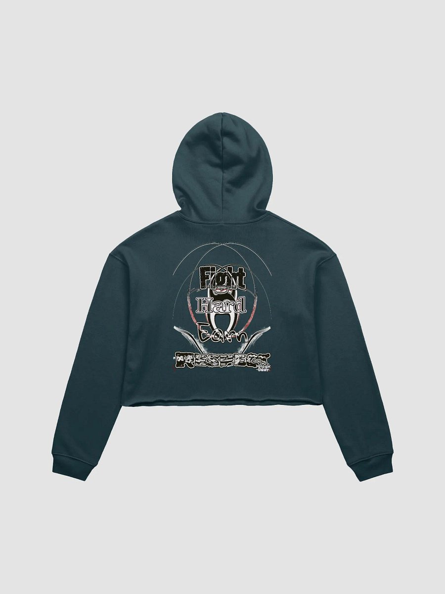 Fight Hard Earn Respect - Fleece Crop Hoodie product image (1)