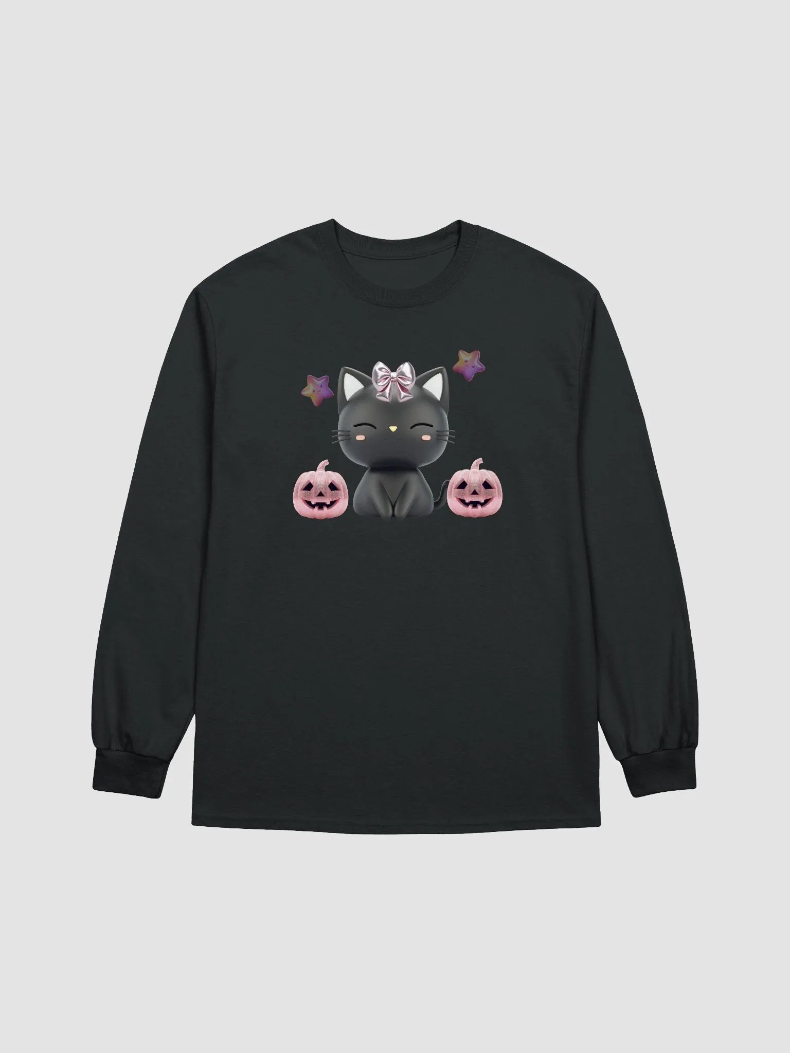 Coquette Halloween Kitty Long Sleeve T-shirt product image (2)
