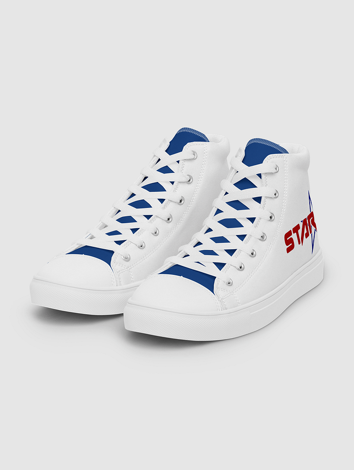 [star011merch] Women’s high top canvas shoes product image (2)