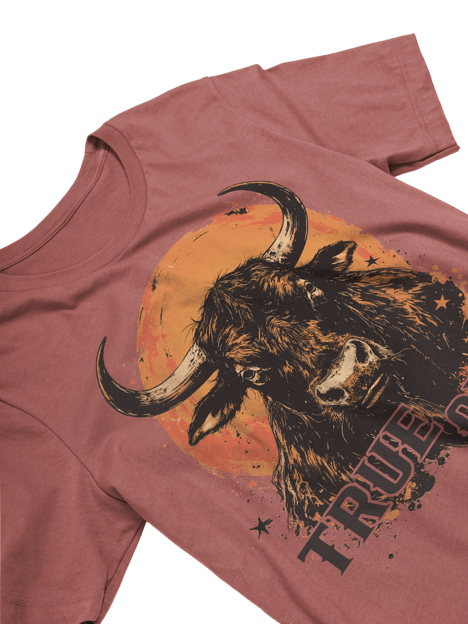 The "True Grit" Western Bella T-Shirt product image (1)