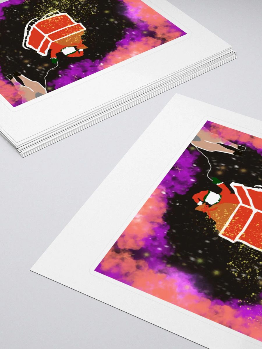 Santa's Cosmic Ride Stickers product image (2)