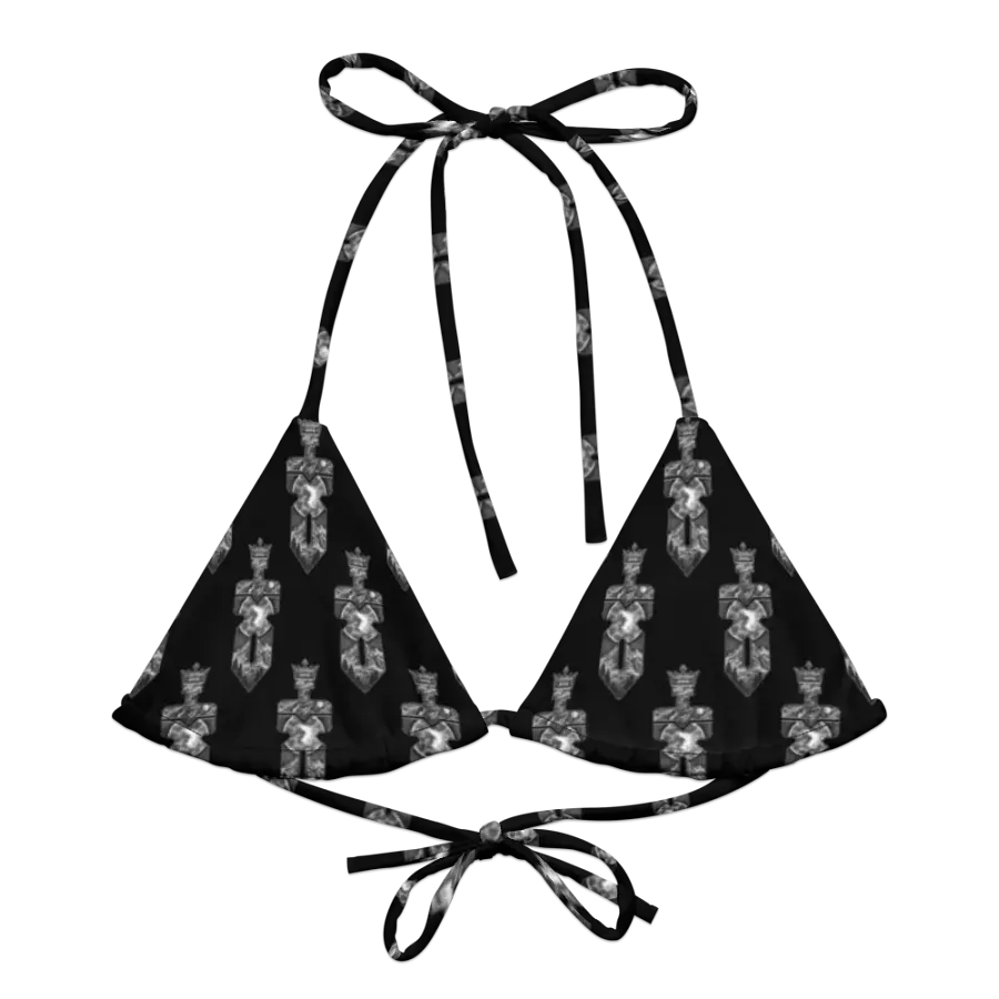 Black and White Bikini Top - PAO product image (3)
