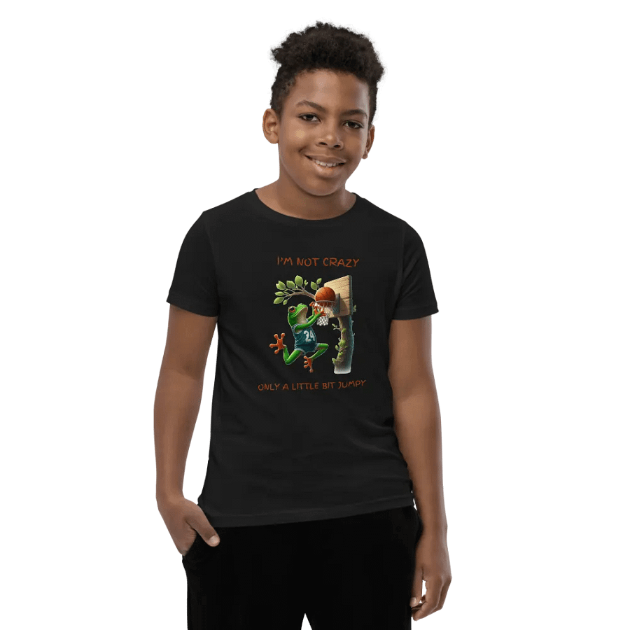 Jumping Frog Basketball Youth T-Shirt product image (7)