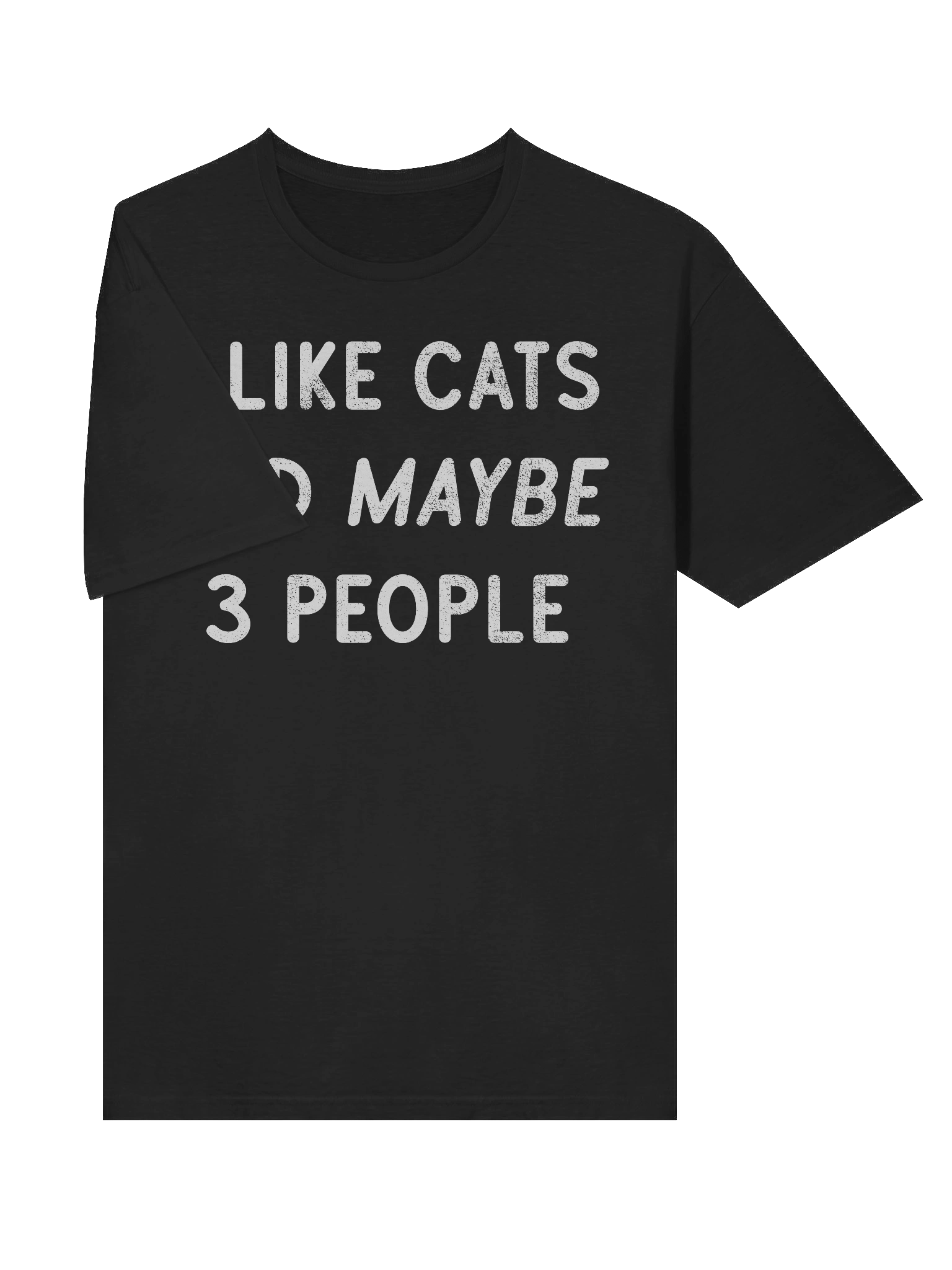 I Like Cats 3 People T-Shirt product image (25)