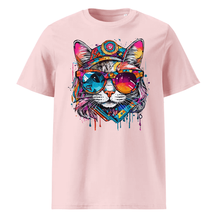 Colorsplash Hippie Katze 5 , Shirt product image (5)