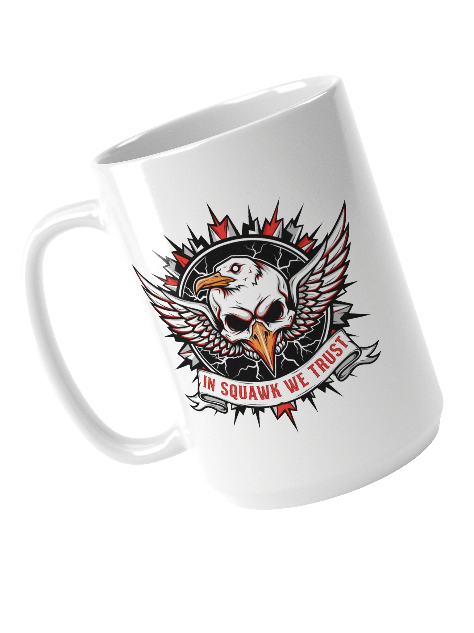 In Squawk We Trust Metal Mug product image (4)