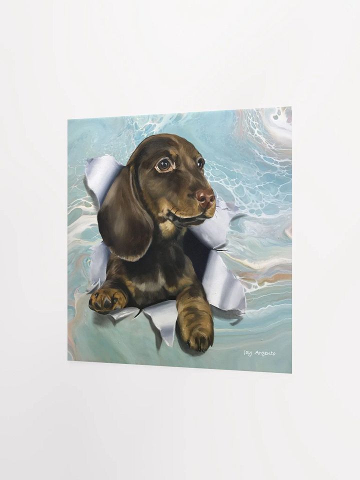 Puppy Breaking Through Print product image (2)