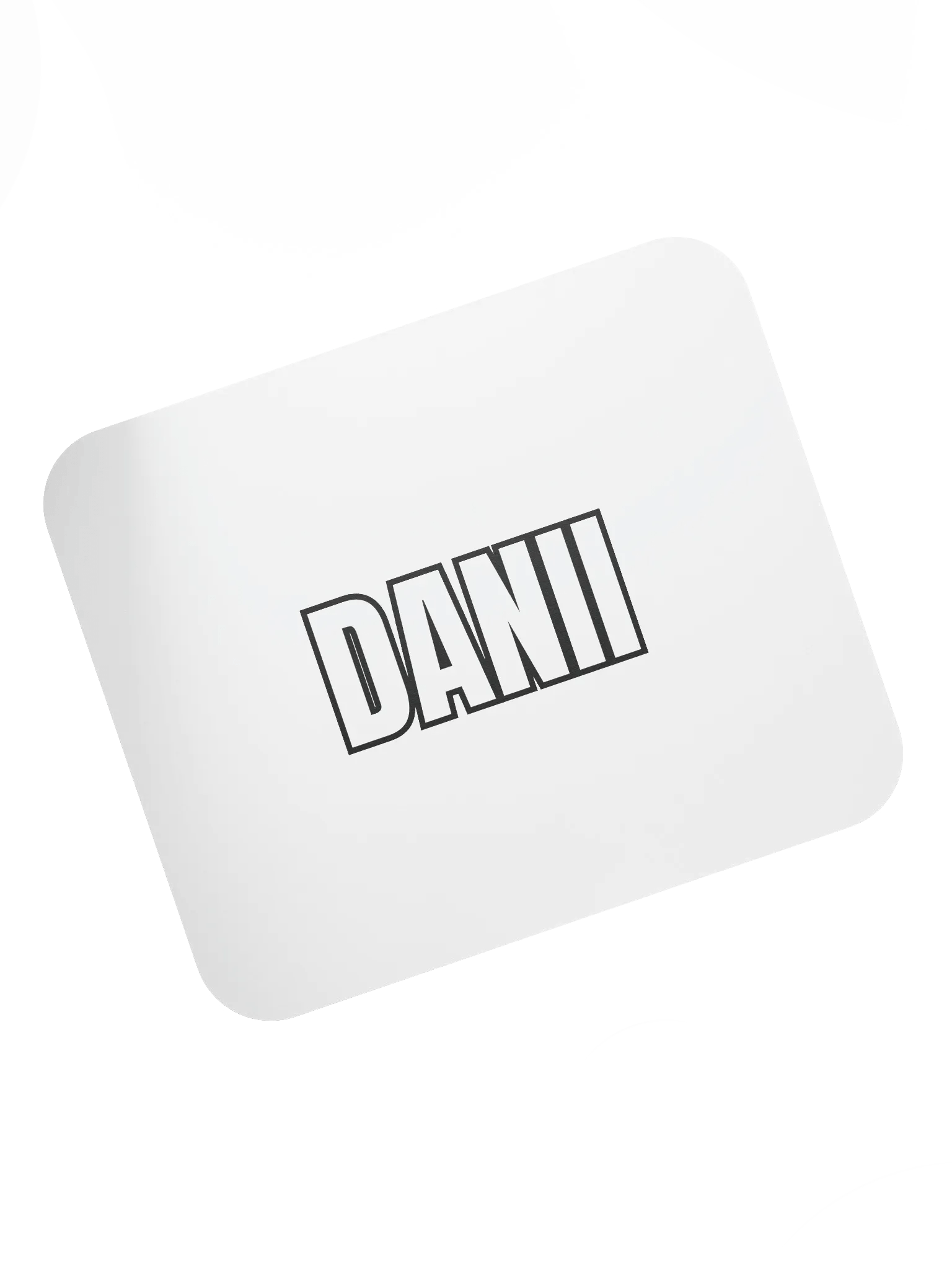 DANII WHITE BLACK MOUSE PAD product image (7)