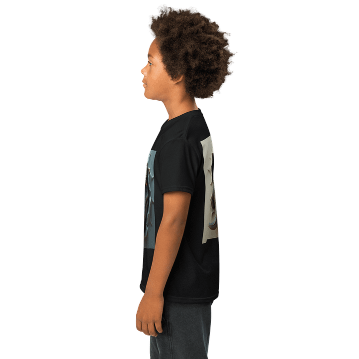 Ferocious Raptor Breakthrough – 3D Dinosaur Illusion Design product image (2)