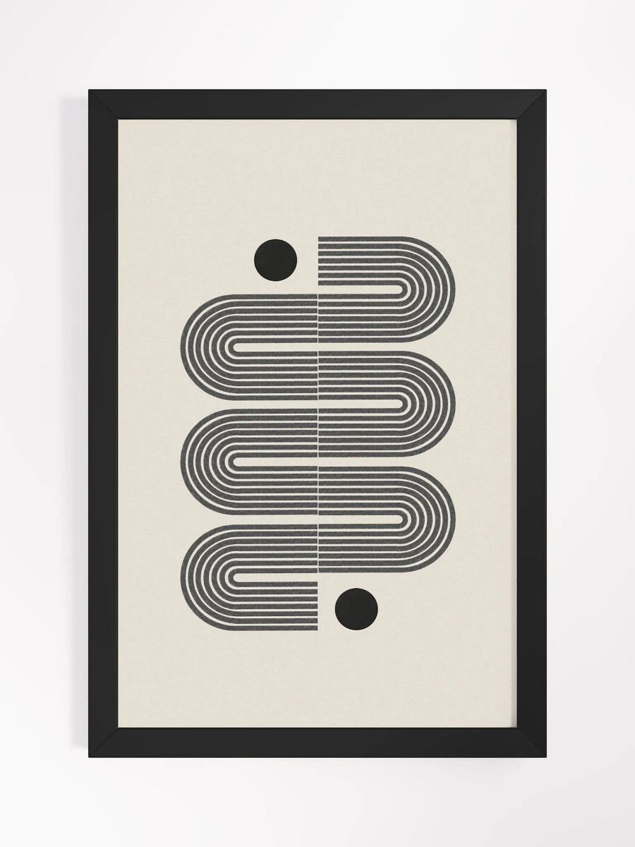 Ethereal Pathways Framed Poster | Dreamy Abstract Landscape Art for Tranquil Spaces product image (3)