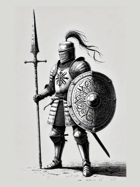Medieval Knight Lance & Shield product image (1)