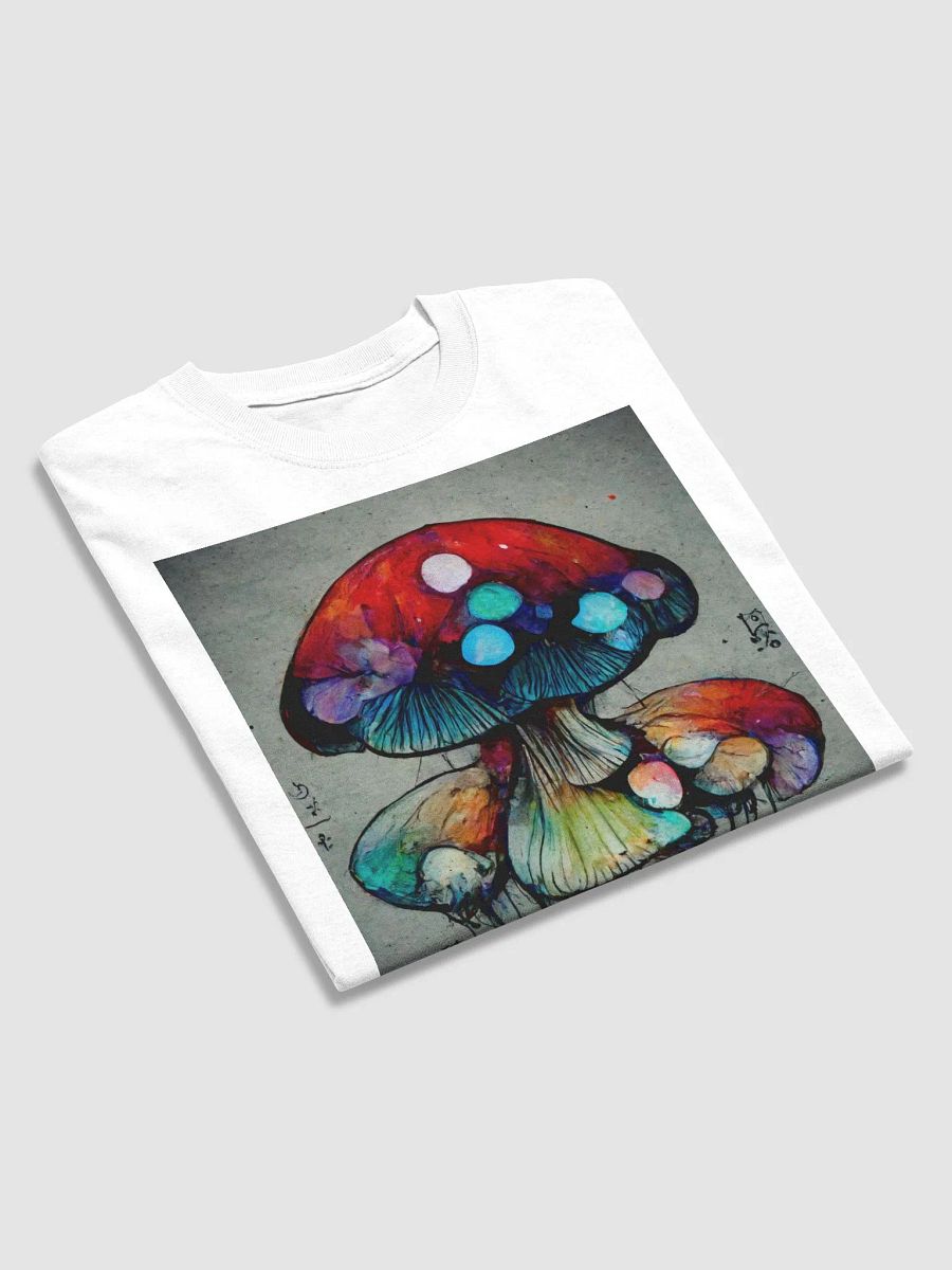 Stained glass mushrooms tee product image (3)