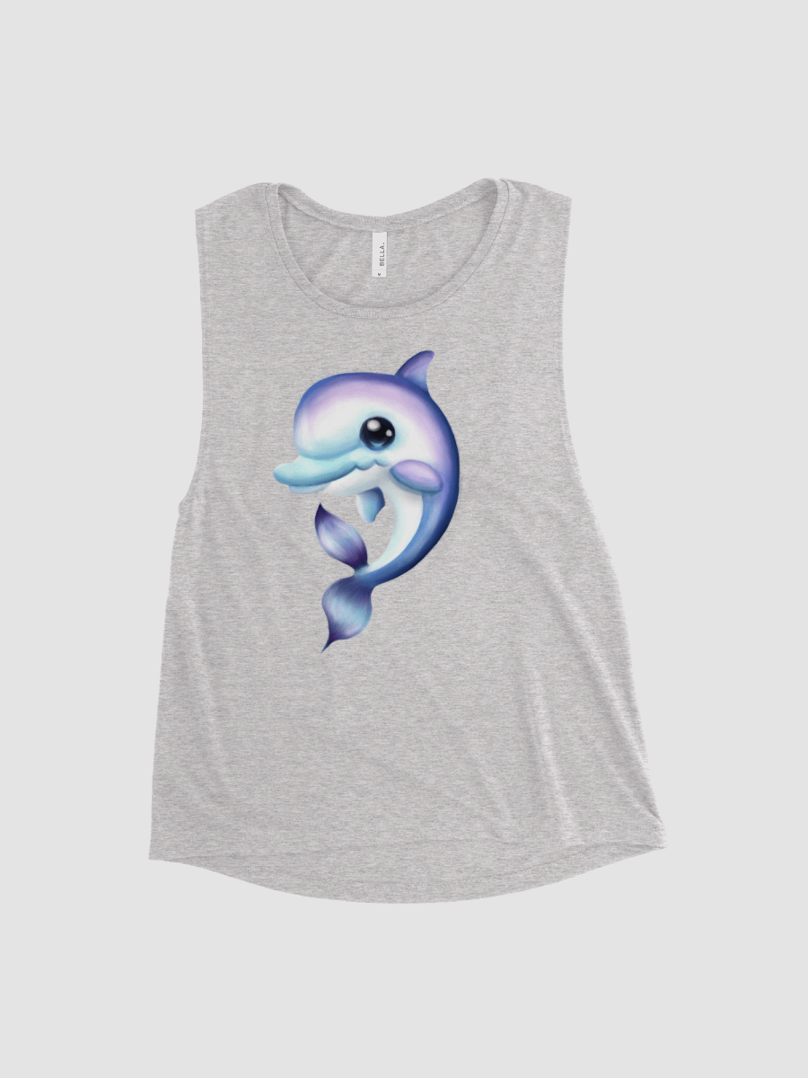 Dolphin Cutie Women's Muscle Tank product image (2)