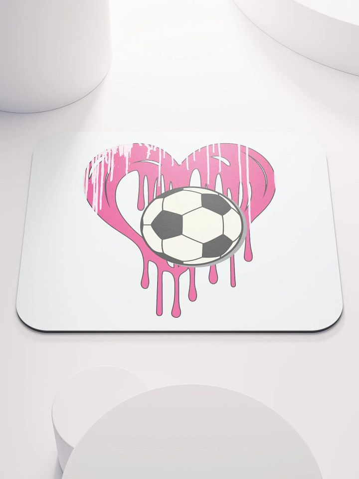 Heart Soccer Love for the Game Mouse Pad product image (1)