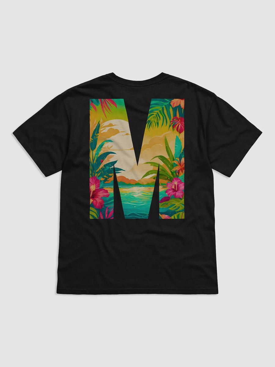 Tropical Sunset Paradise T-Shirt (Letter-M) product image (3)