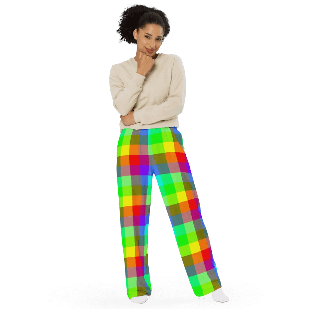 Rainbow Checker Pants product image (11)