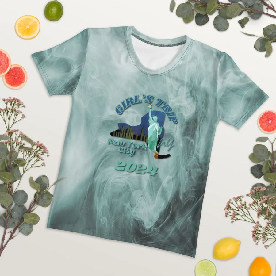 Girls Trip New York 2024 All Over Print T-shirt product image (7)