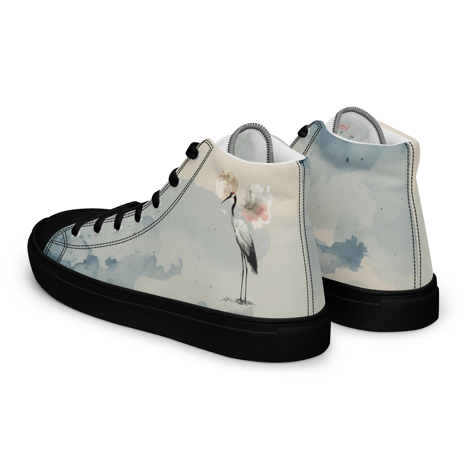 Moonlit Crane Women's High Tops product image (4)