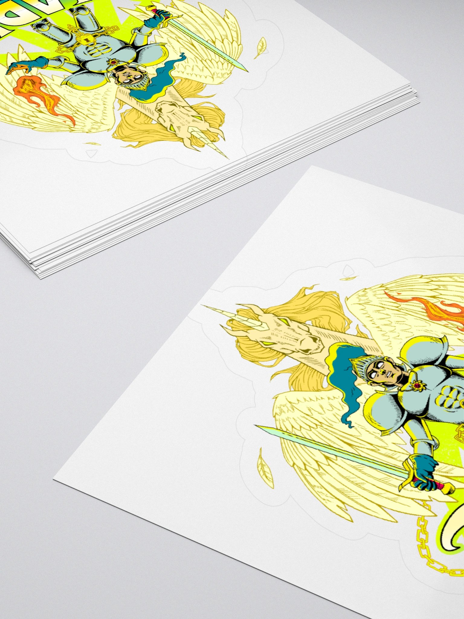 Dark Fantasy Paladin - Sticker product image (10)