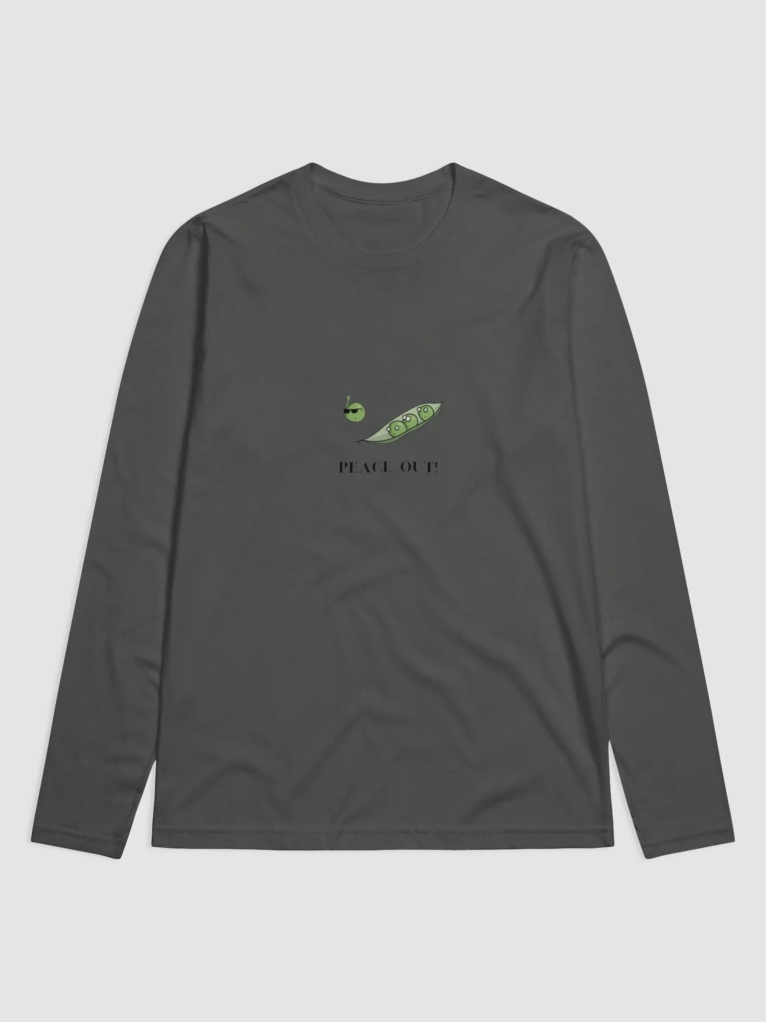 Peaceful Peas Cartoon Long Sleeve Shirt product image (1)