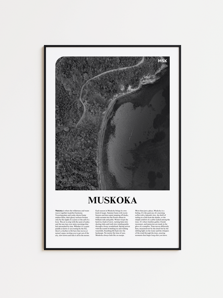 Muskoka 02 Newspaper Poster product image (1)