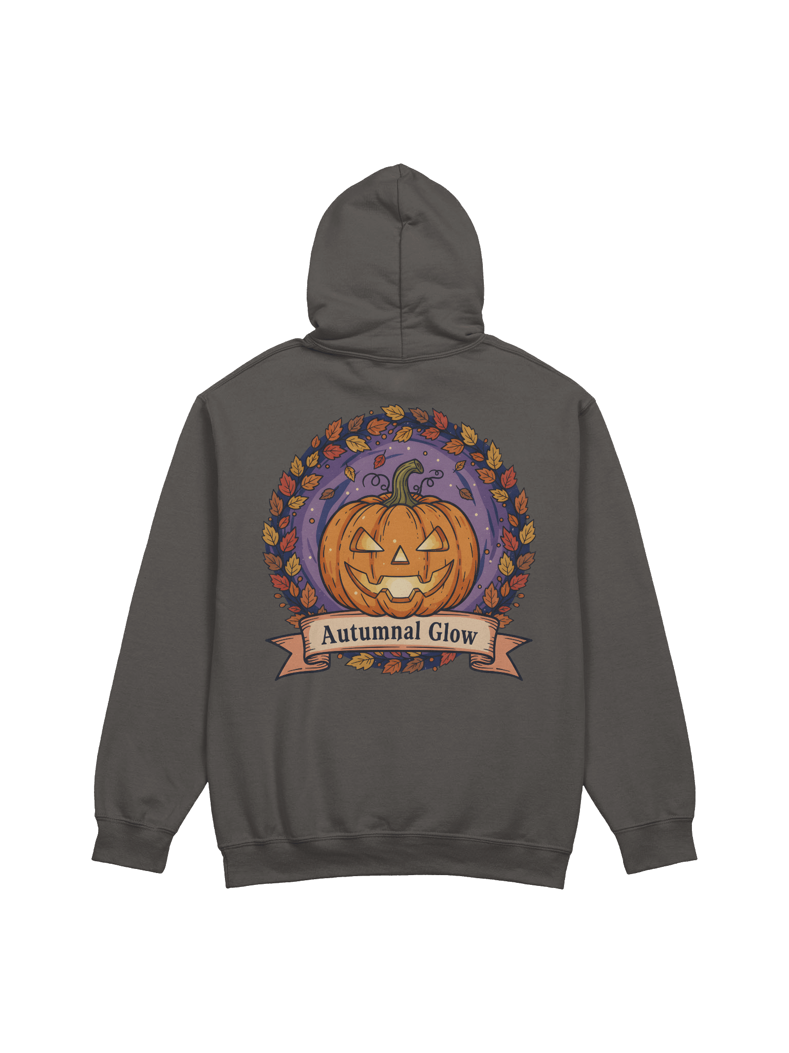 Autumnal Glow Halloween Hoodie – Cozy Pumpkin Jack-O'-Lantern Sweatshirt for Spooky Season product image (18)