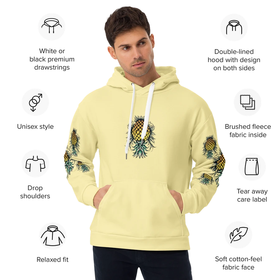 Pineapple Life crazy pineapple hoodie product image (17)