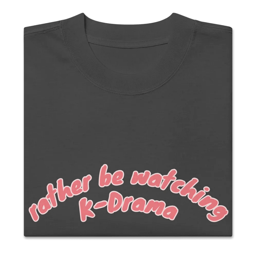 rather be watching kdrama cozy oversized tee product image (3)