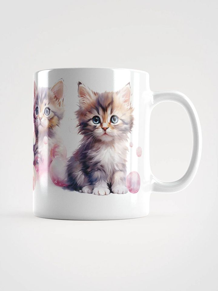Whimsical Kittens White Glossy Mug product image (1)