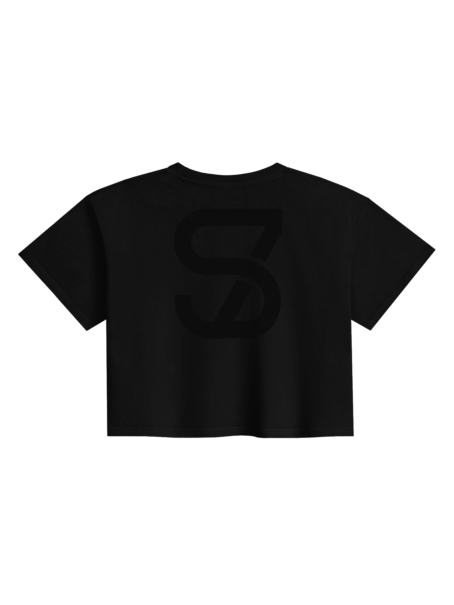 Sereni7 Crop Top Black Logo product image (15)