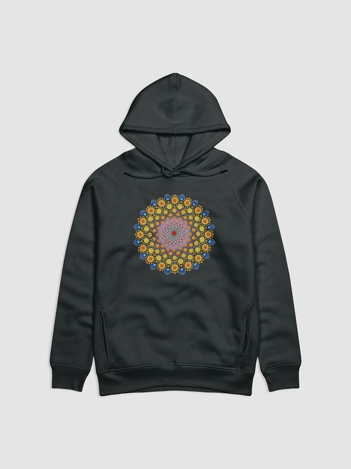 Orange Sunflower Mandala Eco-Hoodie product image (1)