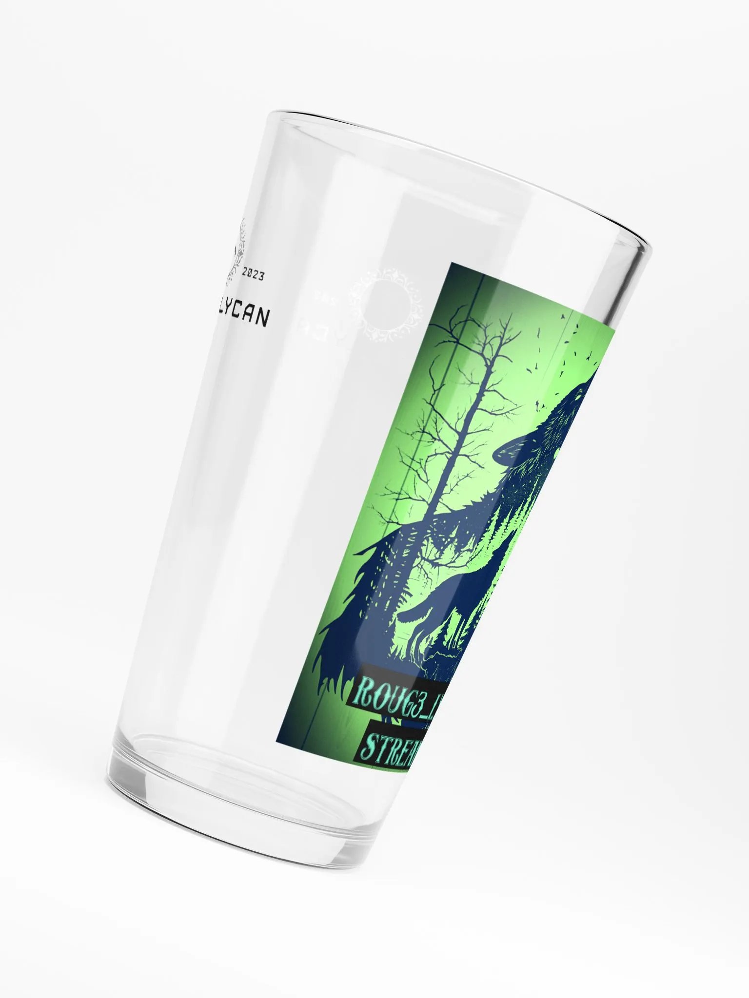 Roug3_lycan wolf Pint Glass product image (6)