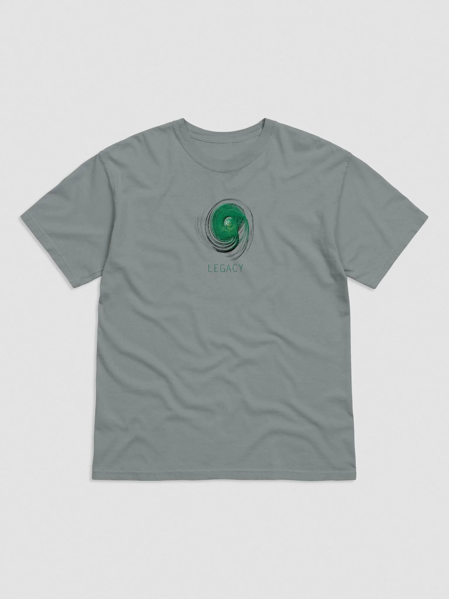 Embroidered Green Voxel Field Tee Shirt product image (17)